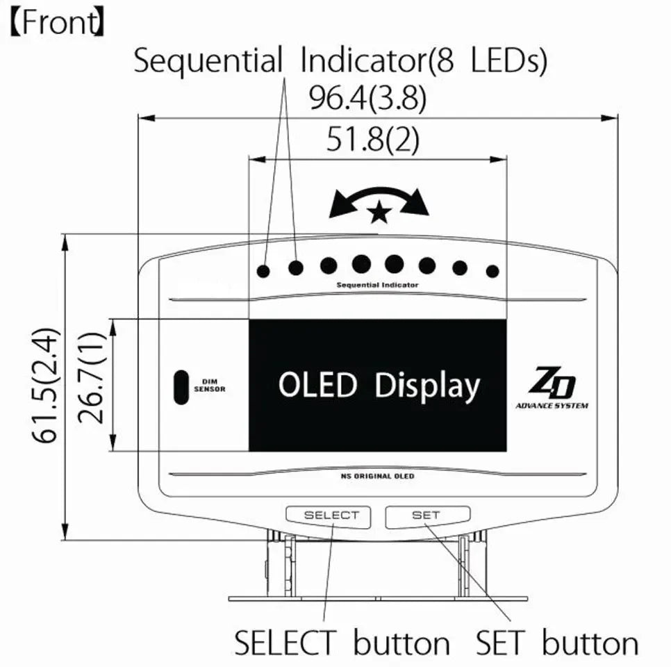 10 in 1 Full Kit Sports Package – BF CR C2 DEFI Advance ZD Link Meter Digital Auto Gauge with Electronic Sensors