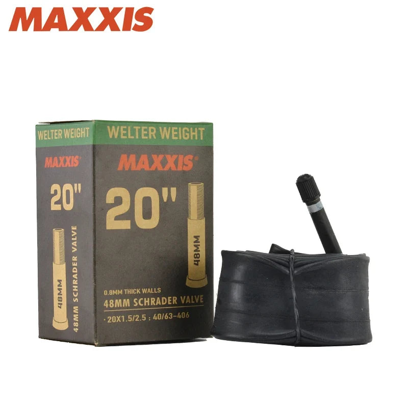 MAXXIS Bicycle Inner Tube - Presta & Schrader Valve for 20, 24, 26, 27.5, 29 Inch & 700C Bikes
