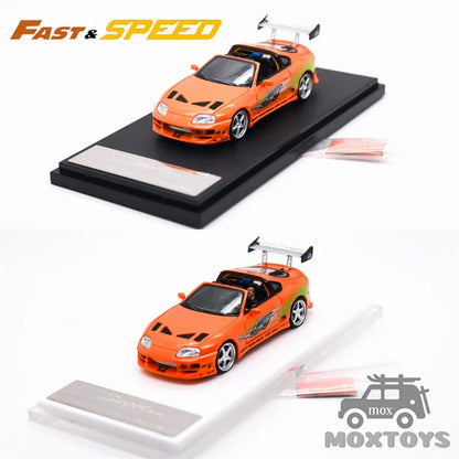 Preorder FS 1:64 Supra Targa A80 Bomex FNF Orange – Limited Edition Diecast Model Car