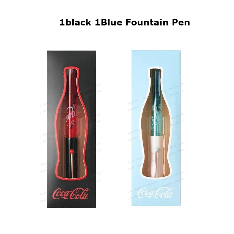KACO Coca-Cola Retro Fountain Pen - EF Fine Point Ink Pen for Calligraphy, Writing & School Supplies