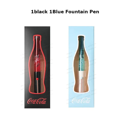 KACO Coca-Cola Retro Fountain Pen - EF Fine Point Ink Pen for Calligraphy, Writing & School Supplies