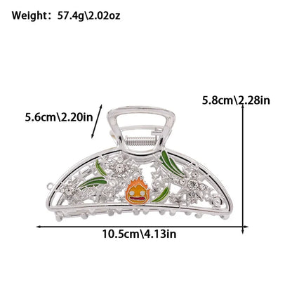 YWYHJ Cute Cartoon Hair Claw | Large Dragon & Japanese Cat Hair Clip for Women