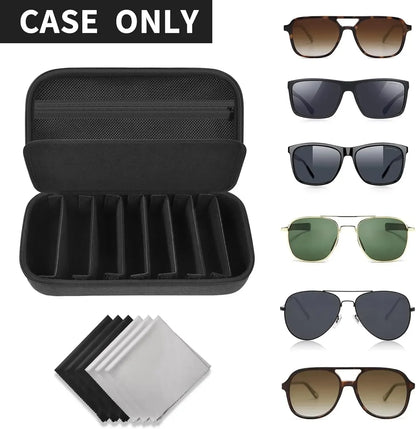 Travel Sunglasses Organizer Case Bag for Men and Women – Polarized Sunglasses Storage Holder (Bag Only)