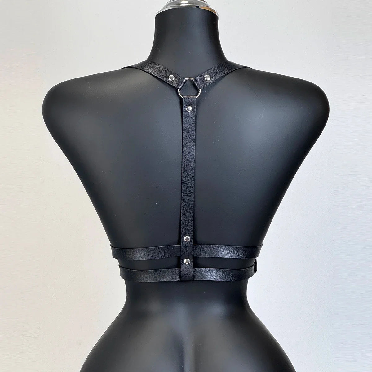 Women's PU Leather Waist Belt - Punk Gothic Chest Harness Harajuku Suspenders