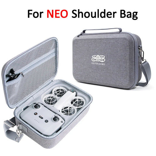 Portable Carrying Case for DJI NEO Drone – Shockproof Storage Bag with Shoulder Strap for Remote & Battery Accessories