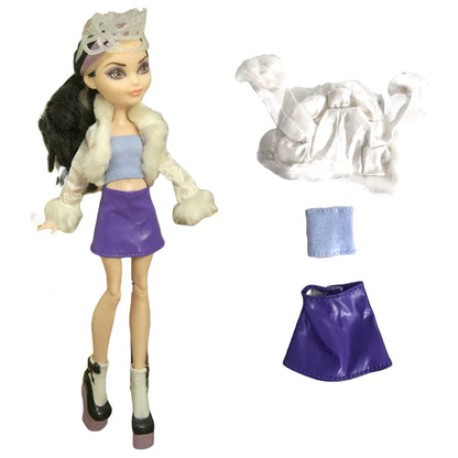 11-Inch Doll Clothes for 1/6 Dolls – Casual Dress & Fashion Outfits for 27 CM Girls' Dolls, DIY Toy Clothing