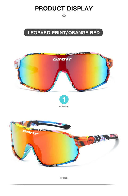 GIANT Cycling Glasses – UV400, Anti-Fog REVO Lenses, HD Clarity, Cateye Design