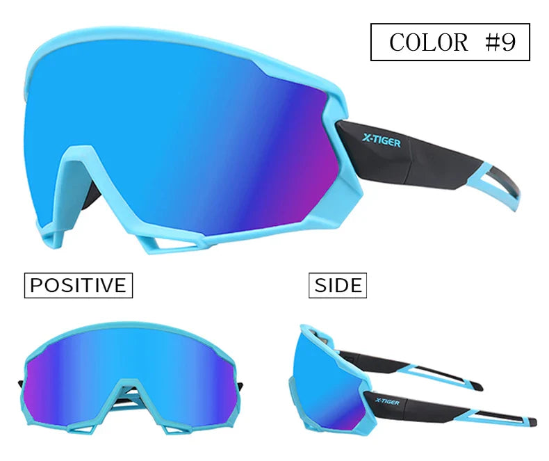 X-TIGER Polarized Cycling Glasses — Photochromic MTB & Road Bike Sunglasses for Sports