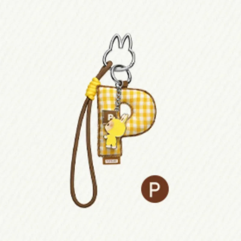 POP MART Labubu The Monsters Pin — Love Series Letter Pendant Blind Box, Mystery Toy Figure Ornament