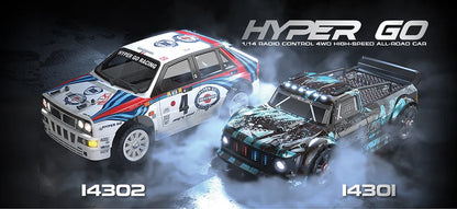 MJX 14301/14302/14303 1/14 RC Car — 55km/h Brushless HYPER GO 2.4G 4WD Off-Road High-Speed Remote Control Car Truck Hobby Toy