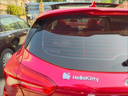 Sanrio 3D Hello Kitty Car Stickers – Kawaii Anime Auto & Motorcycle Scratch Cover Decor, Cute Gift Accessory