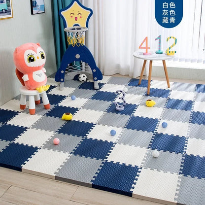 12pcs Foam Baby Play Mat – Soft Interlocking Puzzle Floor Tiles for Kids, Exercise & Play Rug 30x30x1cm