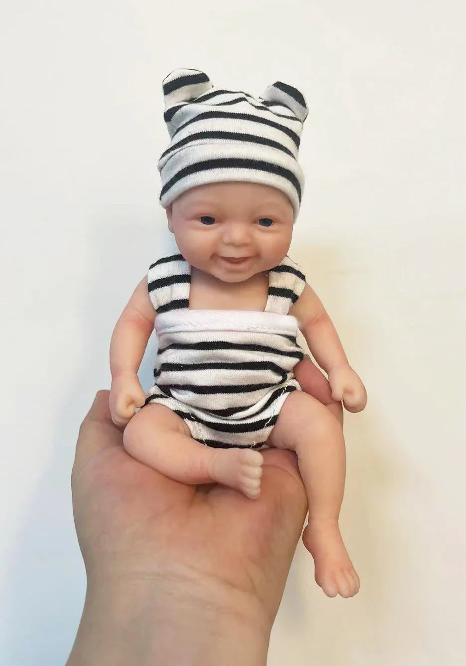 Doll Clothes Set for Mini Reborn Kit - 7" Joseph Micro Preemie Full Body Silicone Doll Accessories