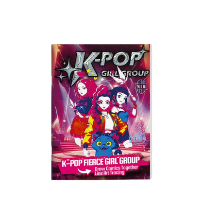 2025 KPop Demon Hunter Coloring Book – Line Drawing Picture Book, Painting Activity for Kids, Birthday Gift