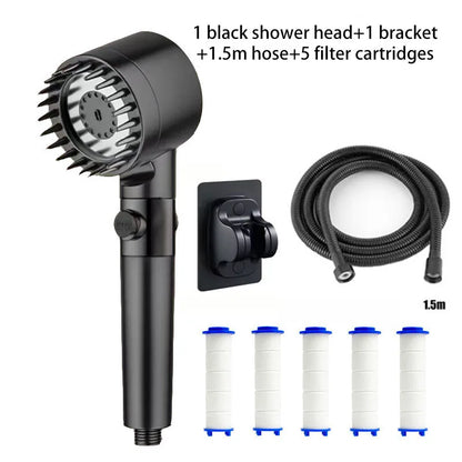 Shower Filter with 4 Modes – Head Massage Showerhead Replacement for Shower Knobs & Bathroom Fixtures