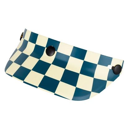 3 Snap-Button Universal Helmet Visor – Windproof Flip Shield for Open Face Motorcycles