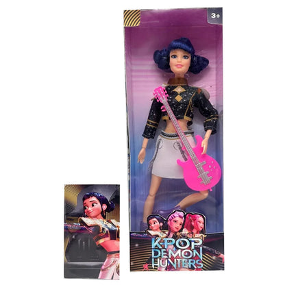 2025 Anime K-Pop Demon Hunters 30CM Vinyl Doll – Rumi Mira Zoey Birthday Gift for Girls