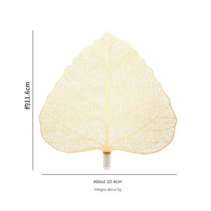 304 Stainless Steel Tea Filter – Hollow Leaf Shape Tea Strainer, KungFu Infuser, 2Pcs Ceremony Accessories