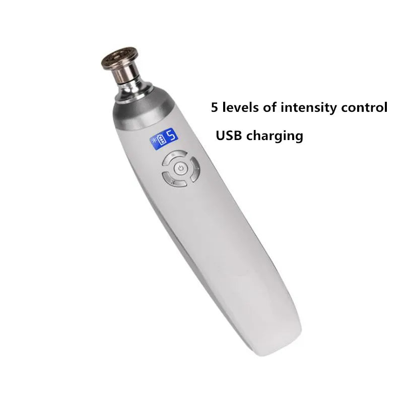 Handheld Diamond Microdermabrasion Machine – Blackhead Removal Facial Skin Care Beauty Device with Dermabrasion Tips