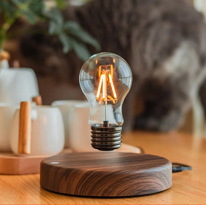 Magnetic Levitation Lamp – Floating LED Bulb Glass Light for Home Office Desk Decor & Birthday Gift