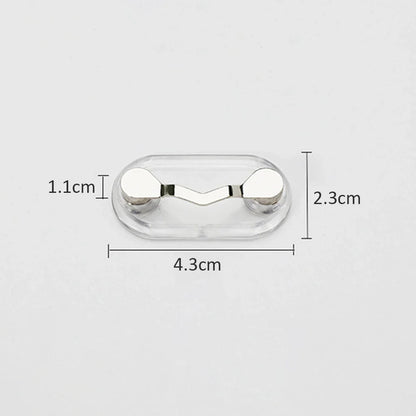 Magnetic Bat-Shaped Eyeglass Holder: Multi-Function Portable Brooch Pin for Glasses & Headsets