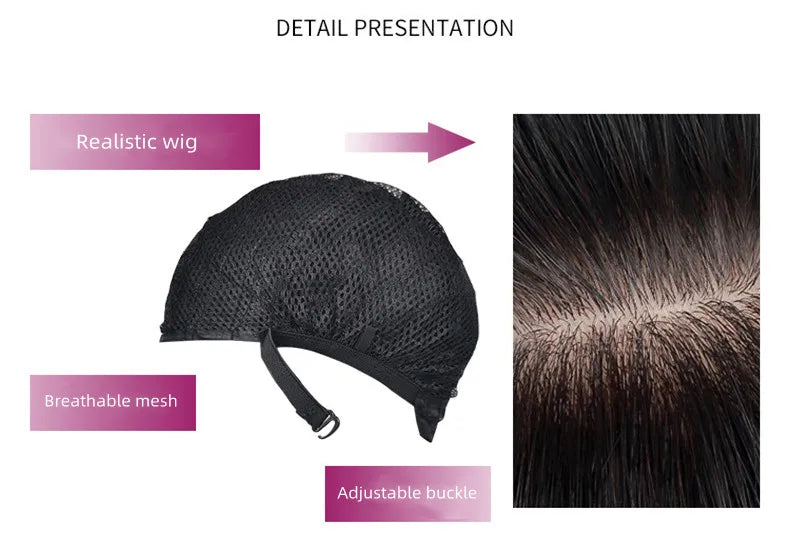 Synthetic Blonde Bobo Wig – Short Straight Breathable Hair Extension Wig for Young Women & Ladies