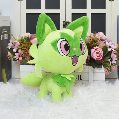 Floragato Sprigatito Meowscarada Plush Toy – Kawaii Anime Stuffed Figure, Birthday Gift for Kids