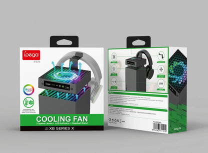 IPEGA Cooling Fan for Xbox Series X - Automatic Fan Speed, Temperature Adjustable, High Performance, Low Noise Cooling System