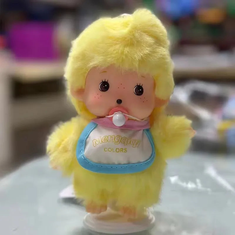 15cm DIY Monkey Plush Doll – Kawaii Dress-Up Pendant for Schoolbag, Cute Christmas & Children’s Gift