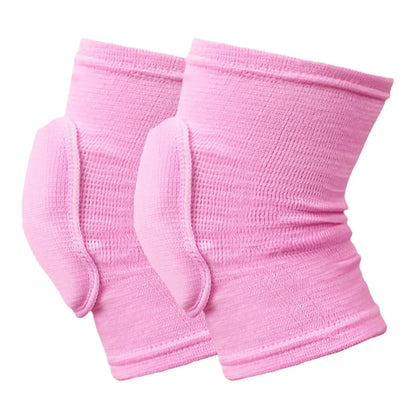 2PCS Sports Compression Knee Pads – Elastic Thickened Sponge Knee Brace for Workout & Dance