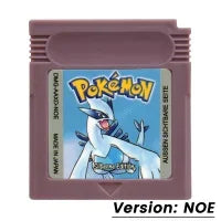 Pokemon GBC Game Cartridge — Red, Blue, Crystal, Gold, Green, Silver, Yellow 16-Bit for GB/SP