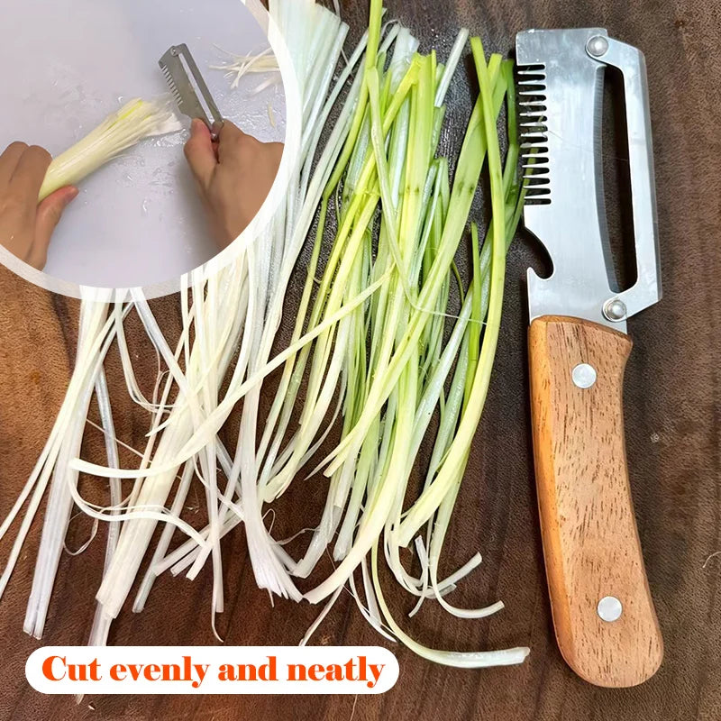 3-in-1 Multifunctional Stainless Steel Peeler – Vegetable & Fruit Slicer Tool with Bottle Opener, Durable Kitchen Gadget
