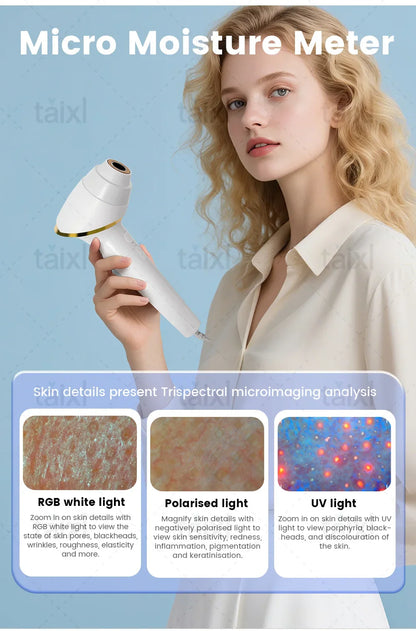 3D AI Facial Skin Analyzer — Professional 8-Spectrum Device for Skin Analysis and Problem Detection