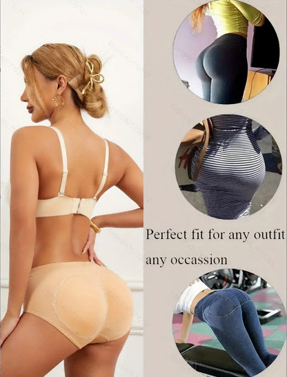 Women's Seamless Cotton Briefs – Plus Size Low Waist Solid Color Breathable Underwear