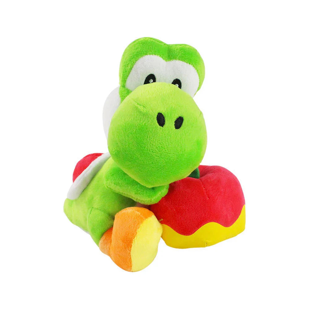 18cm Yoshi Plush Doll — Yoshi with Apple Stuffed Figure Toy