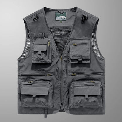 2024 Men’s Versatile Vest — Fashionable Spring, Summer & Autumn Trendy Jeep Style Casual Wear