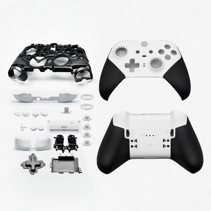 Xbox Elite Series 2 Controller Full Housing Shell Kit – Faceplates, ABXY Buttons, LT/RT LB/RB Bumpers, Grips & Thumbsticks