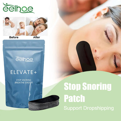 EELHOE Anti-Snoring Patch – Sleep Improvement Sticker for Better Breathing, Portable Mouth Orthosis Tape to Stop Snoring