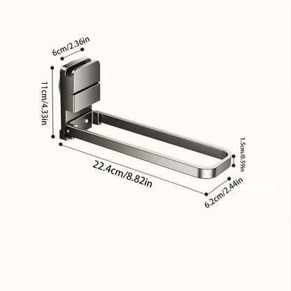 Detachable Towel Rack — Space-Saving, Compact, Moisture-Resistant Design with Easy Damage-Free Installation