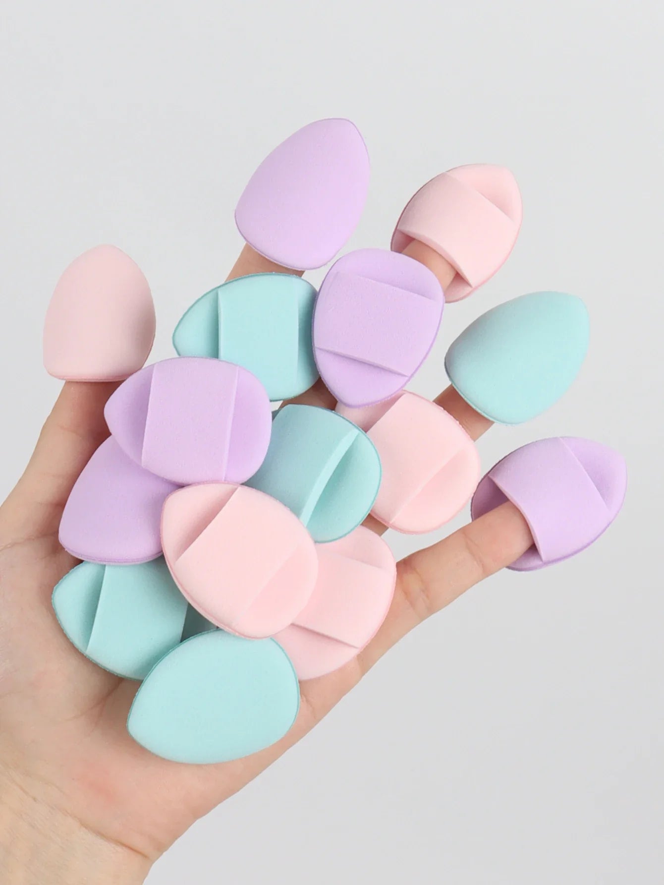Finger Air Cushion Makeup Puff Set – Powder, Liquid Foundation & Concealer Applicator Wholesale