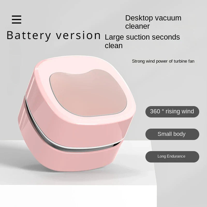 Wireless Handheld Mini Desktop Vacuum Cleaner – Keyboard Eraser, Electric Ash Cleaner, Compact & Portable