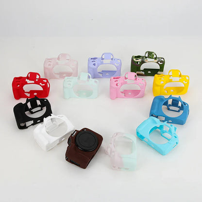 Textured Silicone Camera Case Cover for Canon EOS R50 — Protective Skin for Canon R50