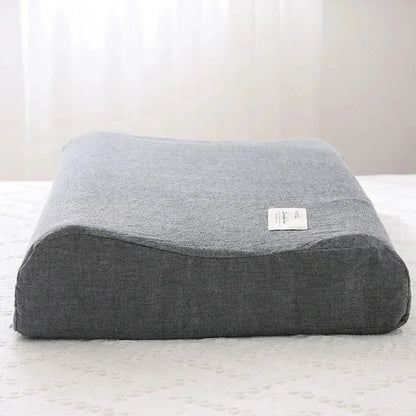 30x50cm Cotton Latex Pillowcase – Washable Memory Foam Pillow Cover for Bedroom
