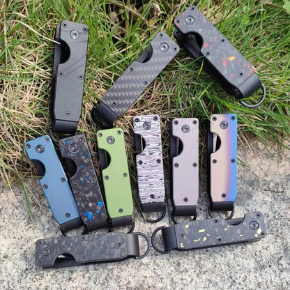 Compact Metal Key Organizer – Minimalist Key Case Holder for 2-6 Keys, Secure Keychain