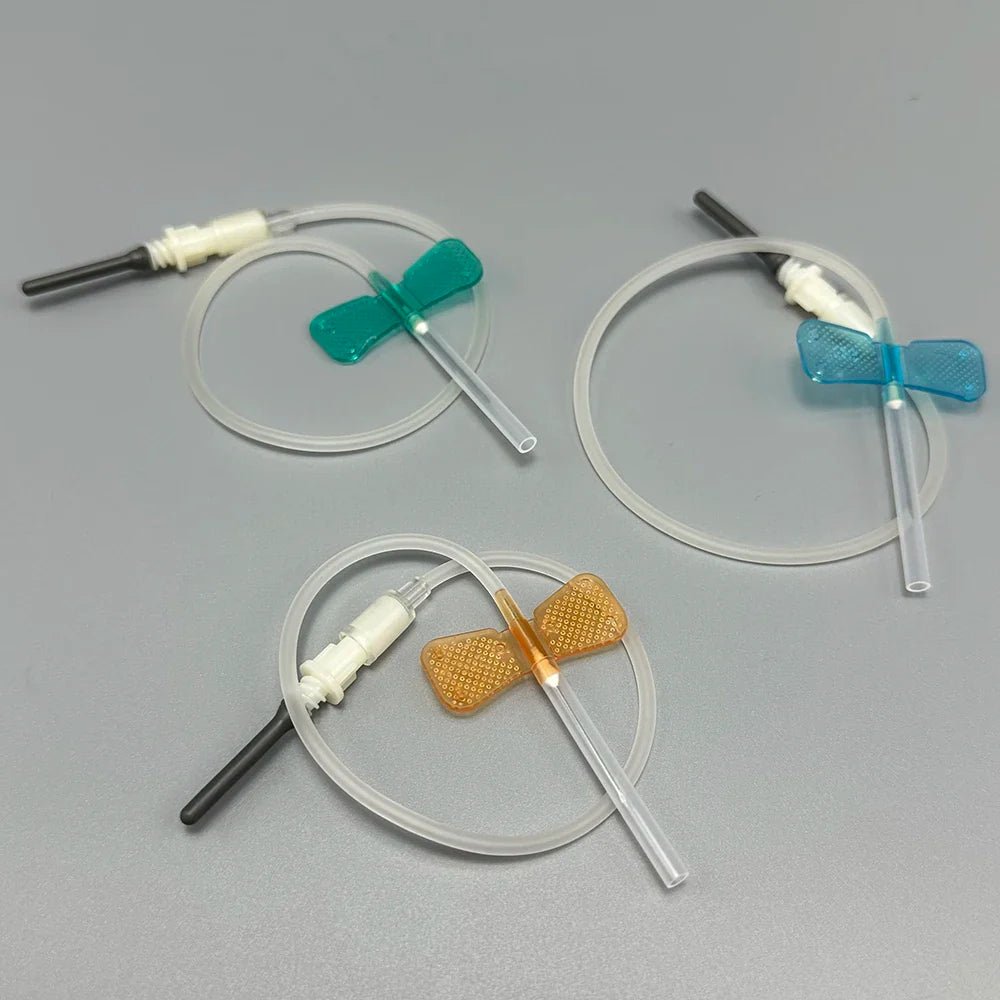 50pcs Disposable Butterfly Blood Collection Needles – Double Wing Type for Pet & Veterinary Use