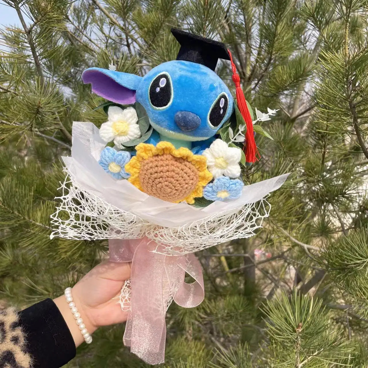 Anime Series Plush Toy Bouquet — Children’s Day, Birthday, Valentine’s & Graduation Gifts