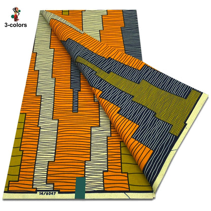 2026 African Ankara Wax Print Fabric - 100% Cotton Soft Dutch Hollandais Pagne for Dresses