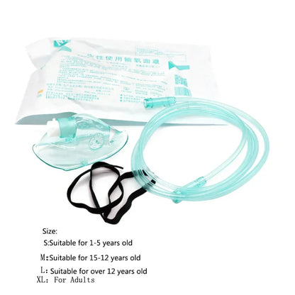 Oxygen Nebulizer Inhaler — Atomized Mask, Cup, and Tube for Children & Adults, Hospital and Home Respiratory Care