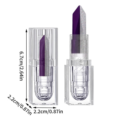 Purple Color-Changing Moisturizing Lipstick – Red Rose Temperature Sensitive Refillable Cosmetic