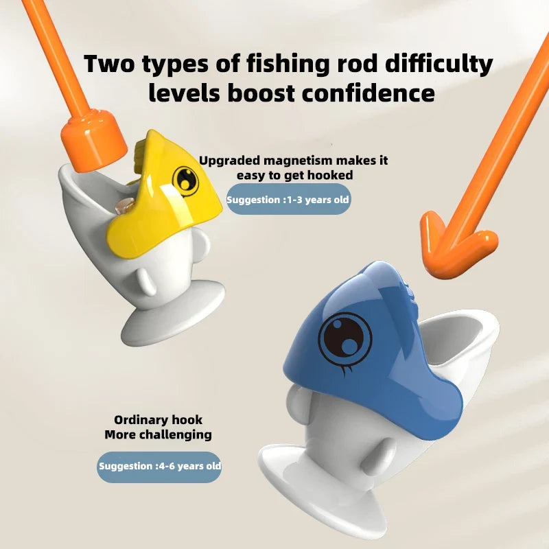 Baby Magnetic Fishing Toy Set - Educational Learning Game for Kids Birthday Gift & Brain Development